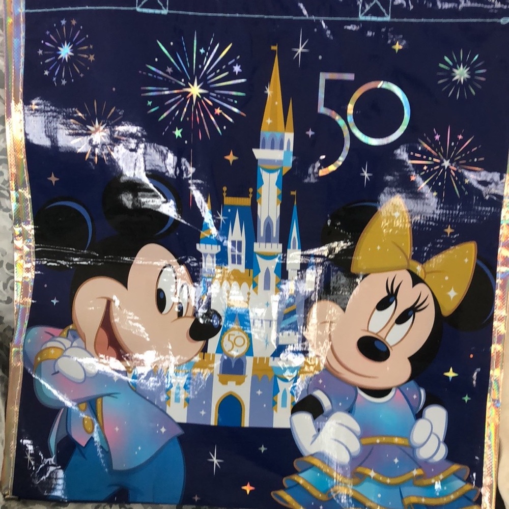 Durable reusable Walt Disney World 50th tote bag
